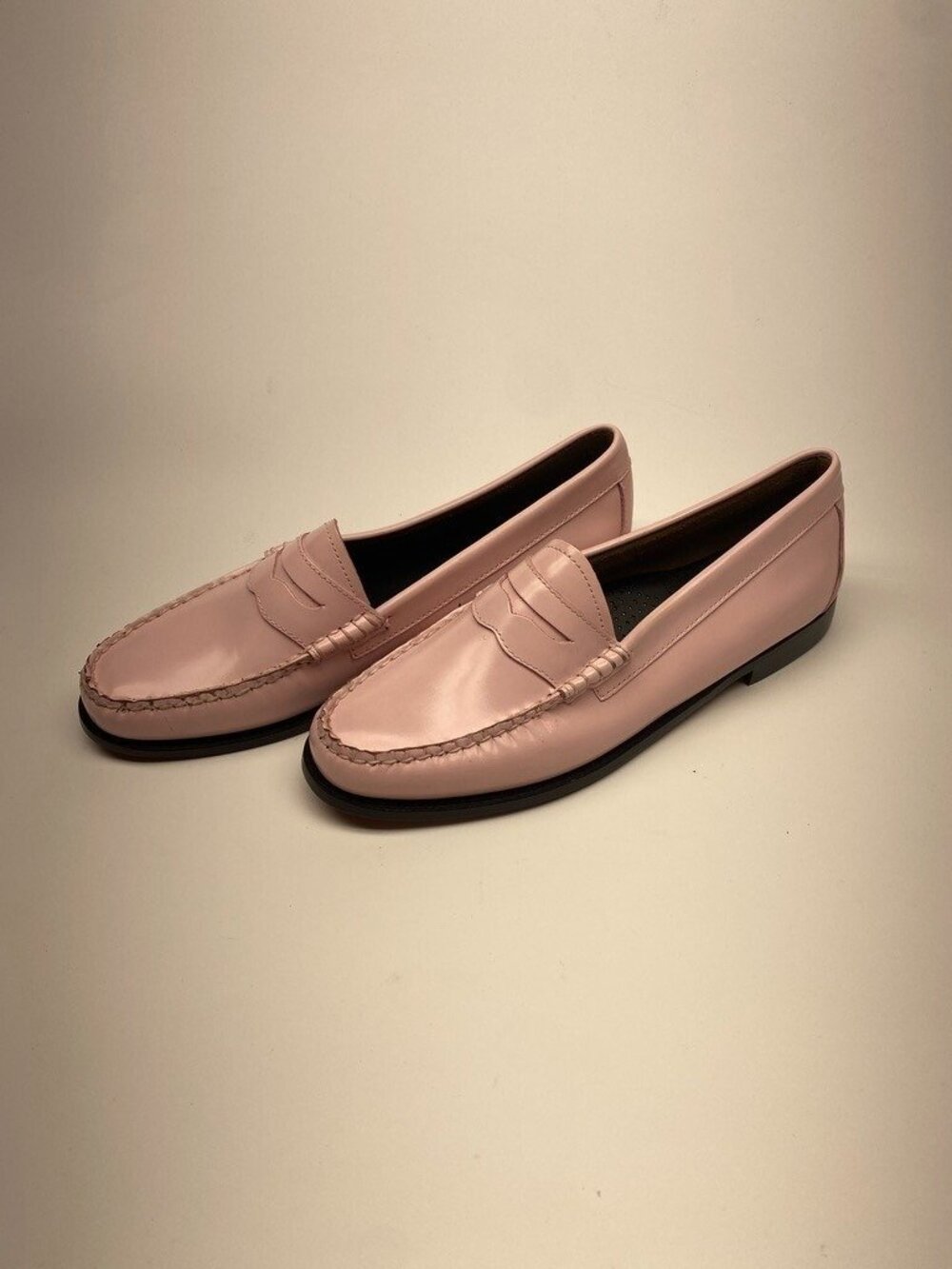 Sebago Womens Classic Dan Pigment Pink Blush Leather Loafer Sz 11